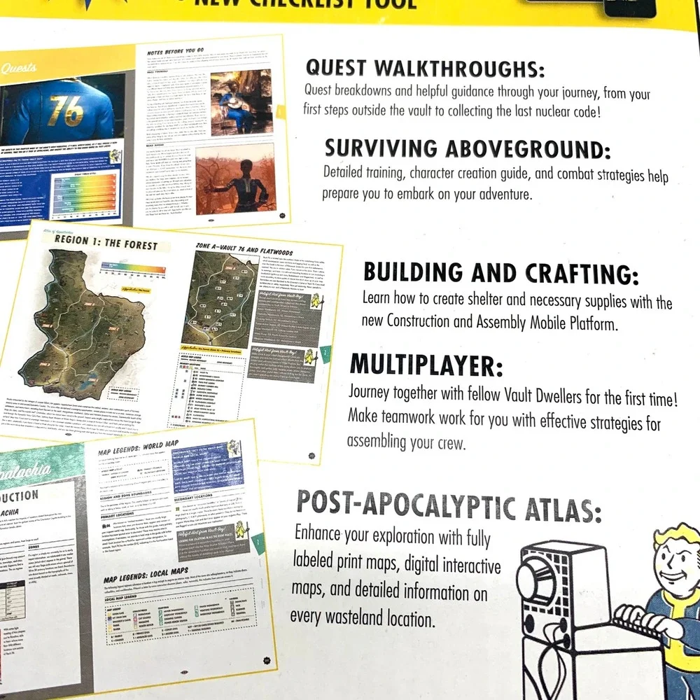 Fallout 76 Official Guide Prima Games Bethesda Video Game‎ Strategy Map